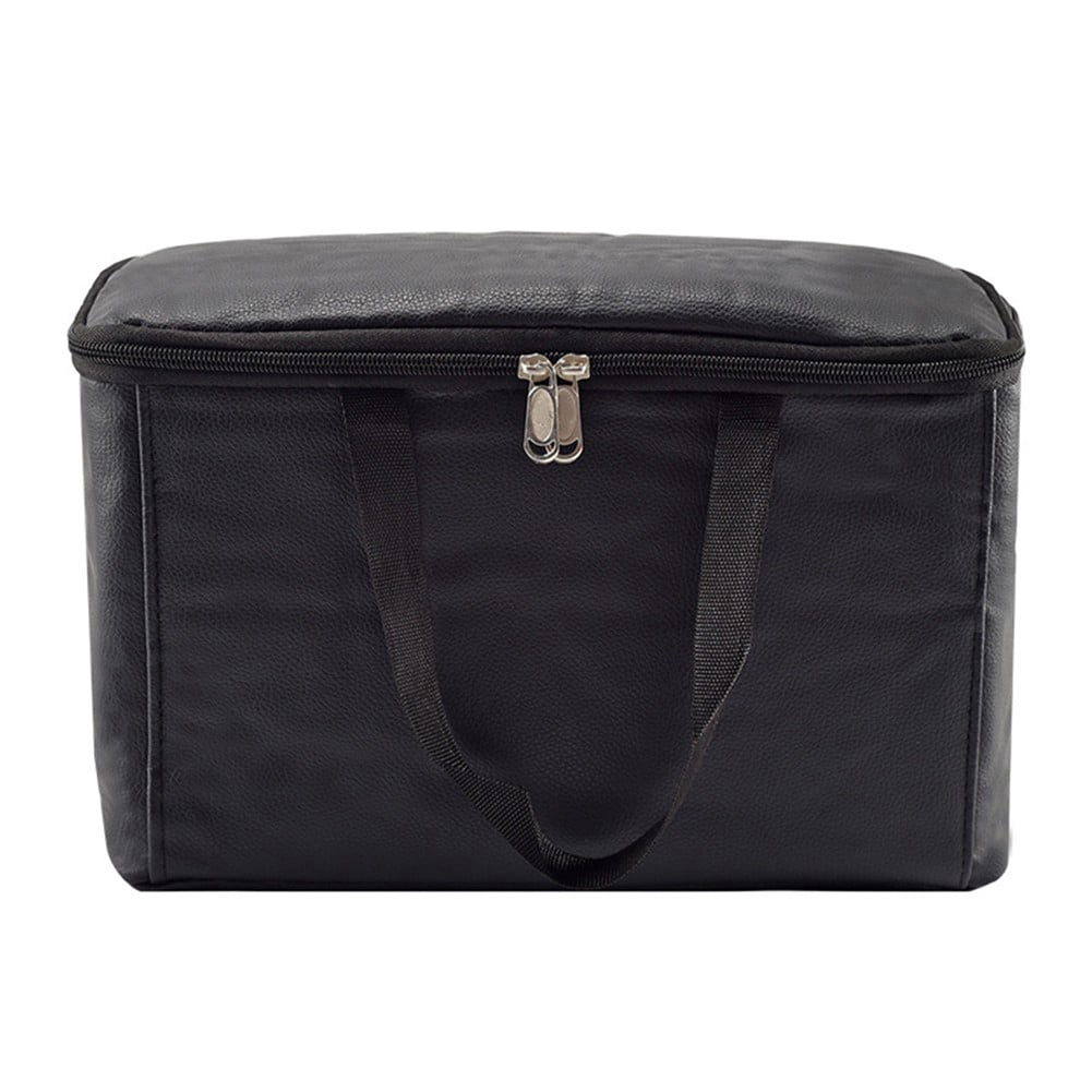 Ebike Bike Basket Front/Rear Folding Bicycle Basket With Removable Liner Pu Bag Black Inner Bag Fangkenuo