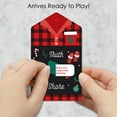 thumbnail image 2 of Big Dot of Happiness Christmas Pajamas - Holiday Plaid PJ Party Game Pickle Cards - Truth, Dare, Share Pull Tabs - Set of 12, 2 of 5