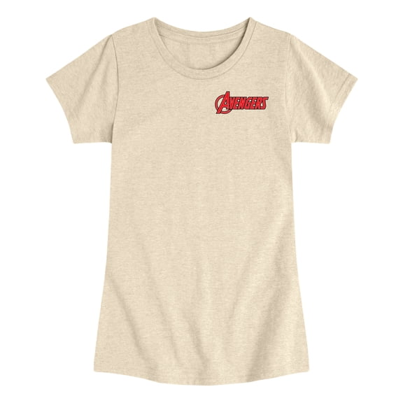 Avengers - Logo - Youth Girls Fitted Short Sleeve T-Shirt