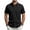 #Black, variant on Fanshiluo Men's Collared Short Sleeve Button Down Shirt with Chest Pocket,Size:L,Big and Tall Men