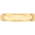 thumbnail image 2 of 14K Yellow Gold 14Ky 5mm Half Round With Edge Band Size 7.5 Made In United States hre050-7.5, 2 of 5