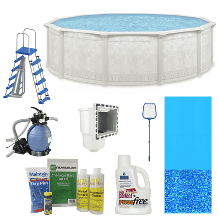 khaki venetian cornelius swimming package ground above pool complete