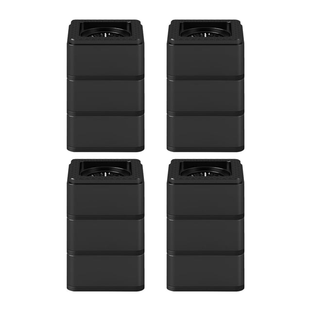 GROWTH TANK 4 Pieces Anti Vibration Pads Bed Furnishing Risers for Bed Desk Washer Dryer 3 layer