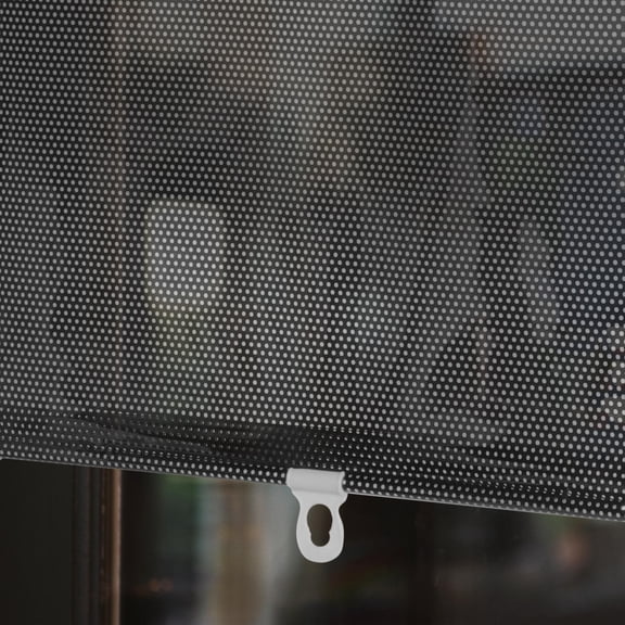 ELAYARD Car Windshield Shades Black Retractable with Suction Cup Fixation