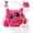 Pink, variant on Petbobi Interactive Dog Toy Ball, Usb Rechargeable 4.9" Plush Monster Ball with Washable Cover, Self Moving Toy with Barking Sounds, Gift for Small & Medium Dogs