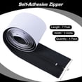 thumbnail image 3 of Peel and Stick Zipper, 7FT Heavy Duty Self-Adhesive Zipper, 3 of 7