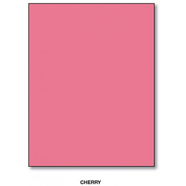 110lb Index Cherry Pink Card Stock 50 Sheets Per Pack 8 5 X 11 