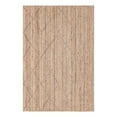thumbnail image 2 of Unique Loom Braided Jute Collection Area Rug - Trellis (6' 1" x 9' Rectangle Natural), 2 of 6