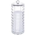 thumbnail image 4 of Cotton Pad Dispenser Cotton Swab Holder Make Up Organizer Storage Box For Cotton Swabs Cotton Pad Storage Transparent With Lid, 4 of 4