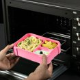 thumbnail image 5 of 3-Compartment Lunch Box - Reusable Meal Prep Container for & Adults, Leak-Proof Food Storage with Silicone Sealing Ring, Ideal for , Work, and Picnics - Dishwasher Safe Bento Box Pink, 5 of 6