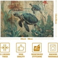 thumbnail image 5 of Sea Turtle Placemats Set of 4 Summer Beach Seasonal Linen Table Mats 12x18 Inch Vintage Ocean Animal Heat Resistant Washable Non-Slip Place Mats for Party Kitchen Dining Decoration, 5 of 6