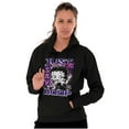 thumbnail image 3 of Kanji Style Cartoon Just Say Boop Women Plus Size Hoodie Brisco Brands 4X, 3 of 4