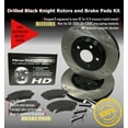 thumbnail image 2 of BK1269-3D Front Premium E-Coat Drilled Rotors and Ultimate HD Disc Brake Pads and Hardware Set Kit, 2 of 9