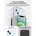 thumbnail image 4 of Nouvelle Étui de Téléphone en Silicone Liquide Carrée pour iPhone 12 13 14 Pro Max Plus Protection Complète, 4 of 5