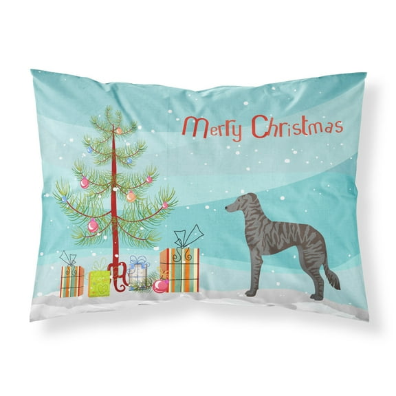 Longdog Christmas Tree Fabric Standard Pillowcase