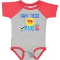 thumbnail image 3 of Inktastic San Diego Vacation Cute Beach Boys or Girls Baby Bodysuit, 3 of 5