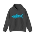 thumbnail image 2 of Shark Spell Out Hoodie Unisex Heavy Blend™ Hooded Sweatshirt, 2 of 9