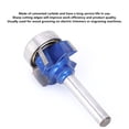 thumbnail image 3 of Round Router Bit, Milling CutterRouter Bit, 4-Tooth Round Edging Milling Cutter 8mm / 0.3in Router Bit for Electric Trimmers Engraving Machines, 3 of 7