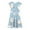 Light Blue5, variant on Pounoo New Kids Dresses Girls (6-15 Y) Girl New Short-Sleeved Flying Sleeve Round Neck Printed Waist Pocket Layered Dress For Children'S Day In Summer Girls Dresses 7-8