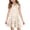 #A08-Beige, variant on XADYUY Girls Summer Dresses 10/12 Button A-Line Sleeveless Midi Dress Vintage Floral Casual V-Neck Swing Skirt with Pockets for 4-14t Kids