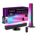 thumbnail image 1 of KAIYANG LIXINCORDA ZM-021 - Juego de 2 luces RGB de ambiente inteligente para escritorio, dormitorio, TV, juegos (enchufe estadounidense azul, multicolor), 1 of 5