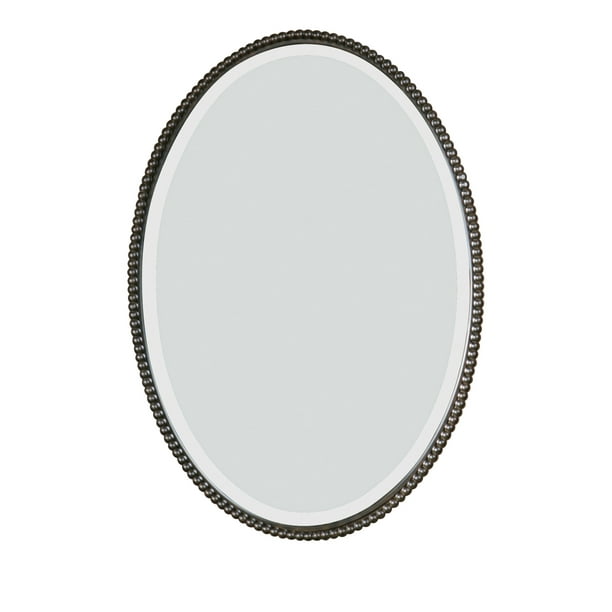 Uttermost 01101 B Oil Rubbed Bronze Sherise Oval Beveled Mirror