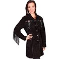 thumbnail image 2 of Scully L615-19-XS Womens Leather Jacket - Black Boar Suede, Extra Small, 2 of 3