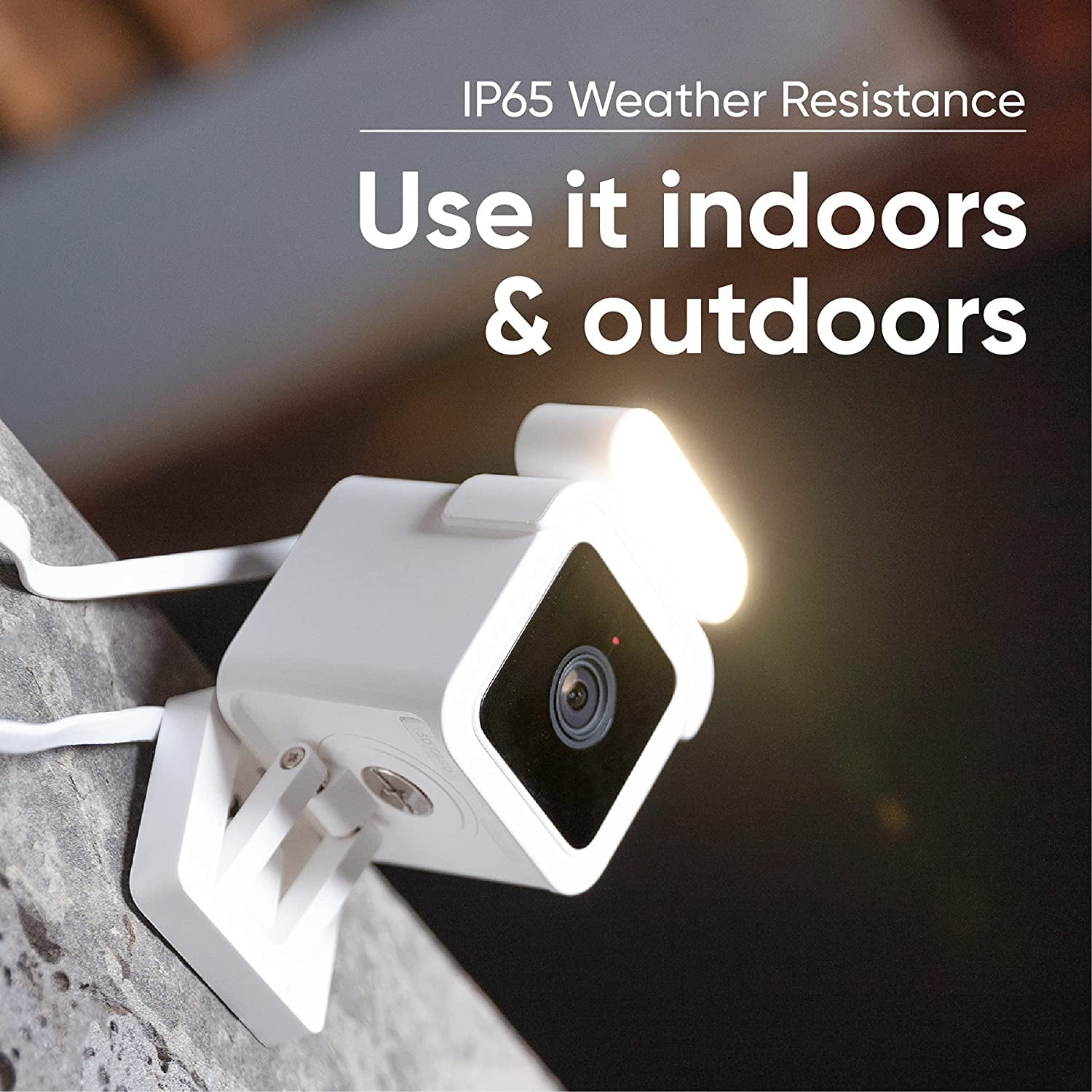 Wyze Cam Indoor/Outdoor Security Camera with Spotlight, 2 Audio and Siren, IP65 Weatherproof - Walmart.com