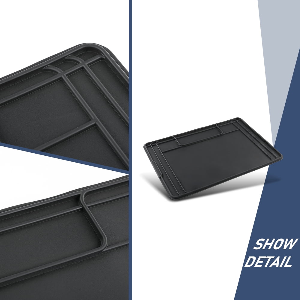 Under Sink Mat 28” x 19” Inches, Durable & Waterproof Kitchen Sink Liner, Non-Slip Pad for Bathroom & Cabinet Protection, Easy to Clean