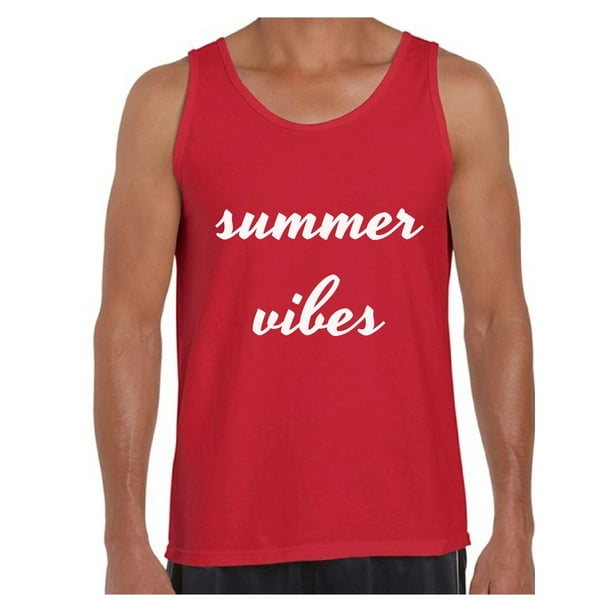 Awkward Styles Awkward Styles Summer Vibes Tank Top Men S Vacation Tank Hawaiian Tanks Beach Shirt Beach Outfit For Men Summer Party Outfit Summer Vibes Tshirt Summer Vacation Shirts Vacay T Shirt Travel