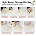 thumbnail image 3 of MUZPU Packing Cubes for Travel 7 Pcs Foldable Set Lightweight Luggage Organizers Beige, 3 of 5
