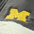 thumbnail image 2 of Toddler Garb  Charcoal Michigan Wolverines Teddy Sherpa Jacket, 2 of 2