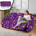 thumbnail image 3 of Xoenoiee Purple Star Pattern Recliner Sofa Cover, Stretch Reclining Couch Covers with Pockets, Washable Lazy Boy Recliner Slipcovers, Leakproof Sofa Protector for Kids, Pets, Dog and Cat, 3 of 7