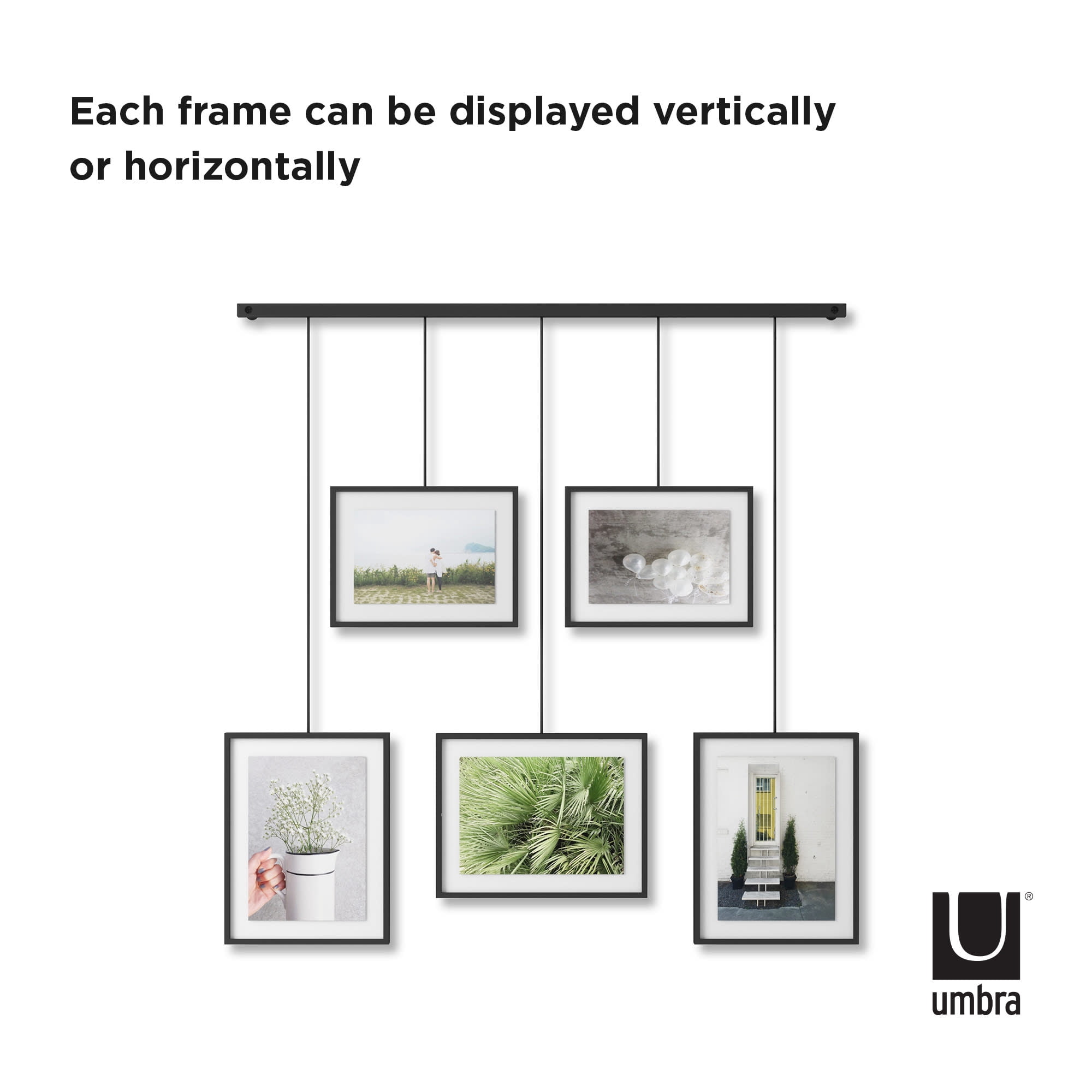 Umbra Exhibit Gallery Wall Picture Frame, Set of 5