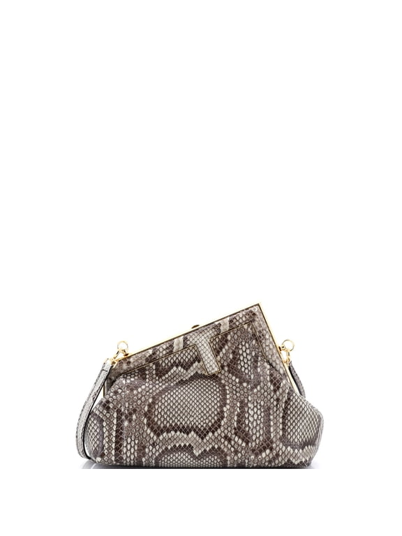 Pre-Owned First Bag Python Small By Rebag