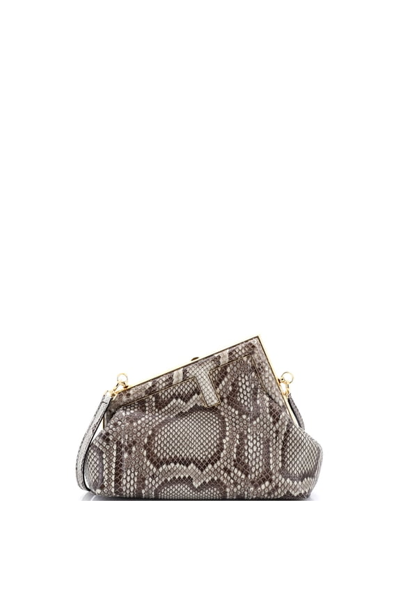 Pre-Owned First Bag Python Small By Rebag