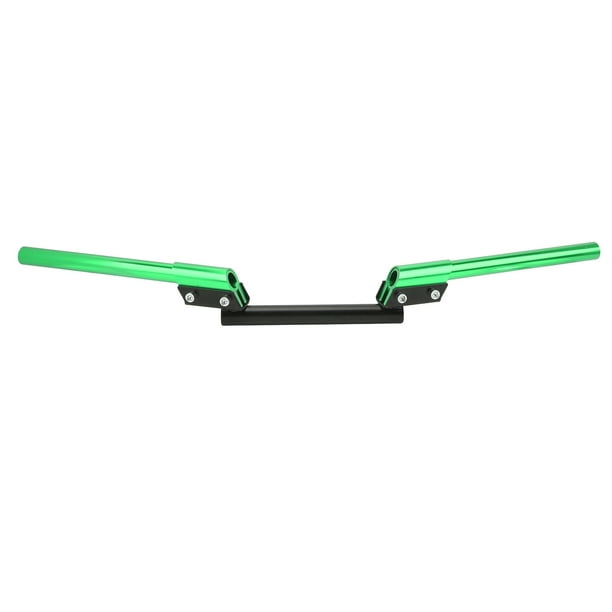 Manillar de motocicleta de 0.866 in universal ajustable para coche deportivo, tranvía, ATV, scooter, vehículo todoterreno, color verde Jadeshay A