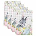 thumbnail image 2 of Easter Kitchen Towels Set of 4, Spring Rabbit Eggs Flowers Leaves Grey Plaid Absorbent Dish Towels for Kitchen, Microfiber Hand Towel, Quick Drying Tea Towel for Cleaning Decorative Dishcloths, 2 of 7