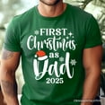 thumbnail image 2 of First Christmas as Dad 2025 Christmas T-Shirt, Matching Family Holiday Tee, 2 of 6