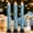 Blue, variant on Flameless Cone Candle with Built-in Star String Light, 11-Button Remote Control, Timer, Battery Powered, Simulated Flame, 3-Pack Window Candle, Christmas Home & Wedding Decoration (White, red, Blue)