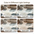 thumbnail image 7 of ODIKA 6'x9' Washable Area Rug Non-Slip, Easy Care, Grey Faded Abstract Geometric Motif Brushstroke Wohnzimmer Under for Family Room, Living Room, Master Bedroom, 7 of 7