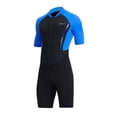 thumbnail image 1 of Traje de neopreno corto para hombre 5 mm frontal para buceo Snorkel Surf XXL Macarena trajes de neopreno para hombre, 1 of 7
