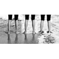 thumbnail image 2 of Londal, Leif 18x11 White Modern Wood Framed Museum Art Print Titled - Wet Feet., 2 of 4