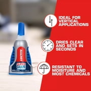 Loctite Super Glue Gel Control, Pack of 1, Clear 0.14 fl oz Bottle