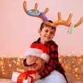 thumbnail image 3 of AirSMall Inflatable Reindeer Antler Hat Ring Toss Game for Christmas Party, Set of 2, 3 of 5