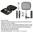 thumbnail image 3 of BIKERSAY Portable Multi-Function Bicycle Tool Kit with Ratchet Wrench, Chain Breaker, Tire Levers, and CO2 Inflator - Essential Bike Maintenance Set for On-the-Go Repairs (Model BT079S), 3 of 7
