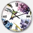thumbnail image 1 of Designart 'Spring Nectar Square Ii Traditional Wall Clock, 1 of 4