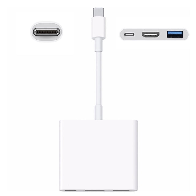 Adaptador multipuerto Gen Uine para Apple USB-C AV digital MJ1K2AM/A HDMI y USB