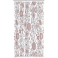 thumbnail image 4 of 36x72 Inch Farmhouse Leaves Fabric Long Shower Curtain Brilliant Plant Wildflower Polyester Bath Curtain Rustic Natural Floral Shower Curtains for Kids Bathroom Decor Waterproof with Hooks, 4 of 6