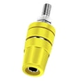 thumbnail image 2 of Banana Socket Medium 6.5+5.8+6.6mm Tamaño Del Orificio para Accesorios de sonido Hogar Amarillo, 2 of 4